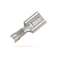 F-krimp Ongeïsoleerde Vlakstekerhuls 9,5x0,8mm voor kabel 4,