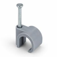 Mepac flexbuis spijkerclip gecentreerde rib grijs 16-19mm 100 stuks | 421292