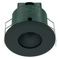 Aanwezigheidsmelder plafond PIR 230V, 2000W, 7M, 40m², Zwart