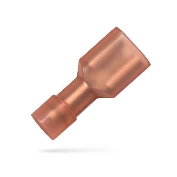 Klemko vlakstekerhuls volledig geïsoleerd 4,8x0,8mm voor 0,5-1,5 mm² | 156130