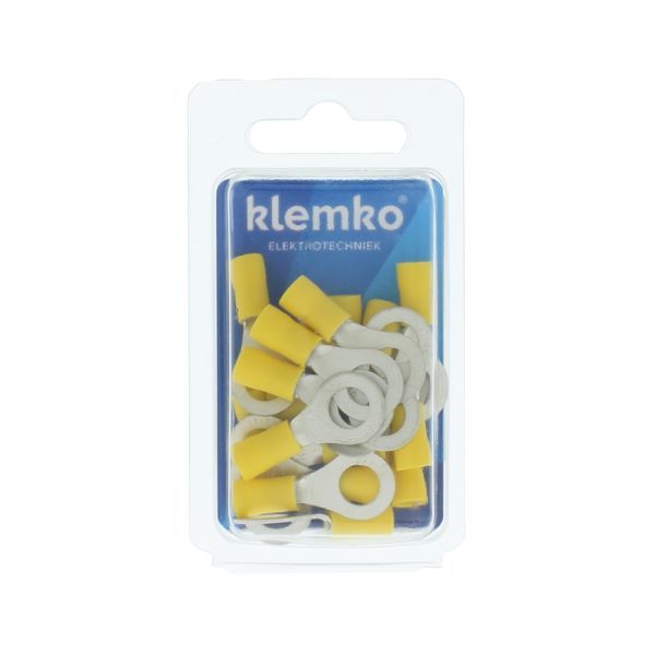 Klemko blister geïsoleerde ringkabelschoen M8 voor draad 4,0-6,0mm² | 171200
