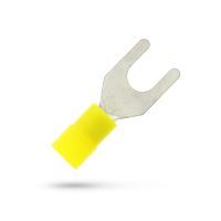 Geïsoleerde Vorkkabelschoen M6 voor 4,0-6,0 mm², Nylon, SuperPidg