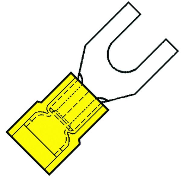 Klemko vorkkabelschoen M3,5 geïsoleerd voor 4,0-6,0 mm² SuperPidg | 156565