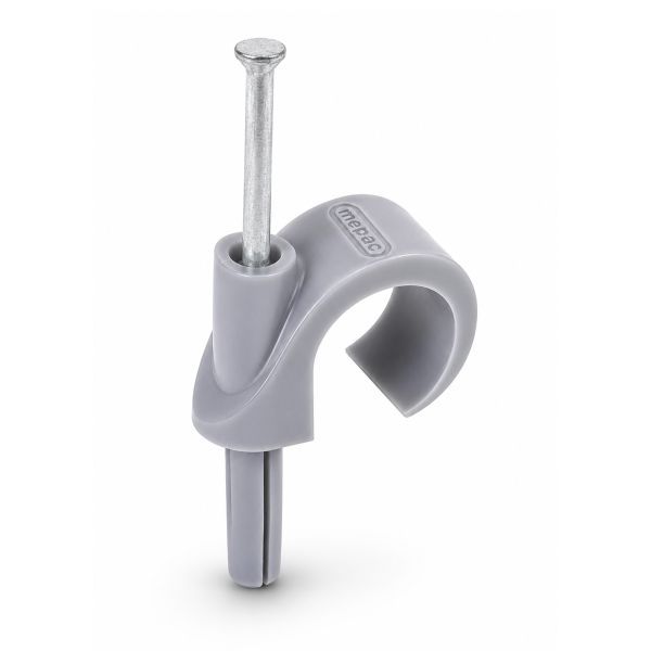 Mepac plugclip nagel grijs 16-19mm 100 stuks | 421415