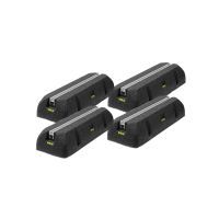 Rubberen opstelbalken 250mm - 160kg, 4 stuks