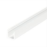 Profiel 10 opbouw 1 meter wit geschikt voor cob ledstrips van 8mm voor een homogeen lichtbeeld