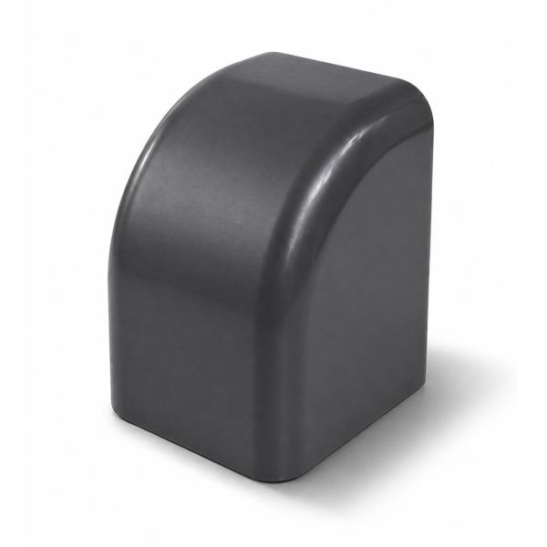 Canalit eindkap voor leidingkanaal airco antraciet grijs RAL7016 65x50mm | 941652
