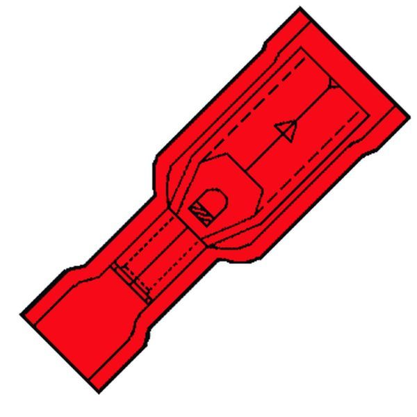 Vol.Geïsol. Rondstekerhuls 4mm voor 0,5-1,5 mm²