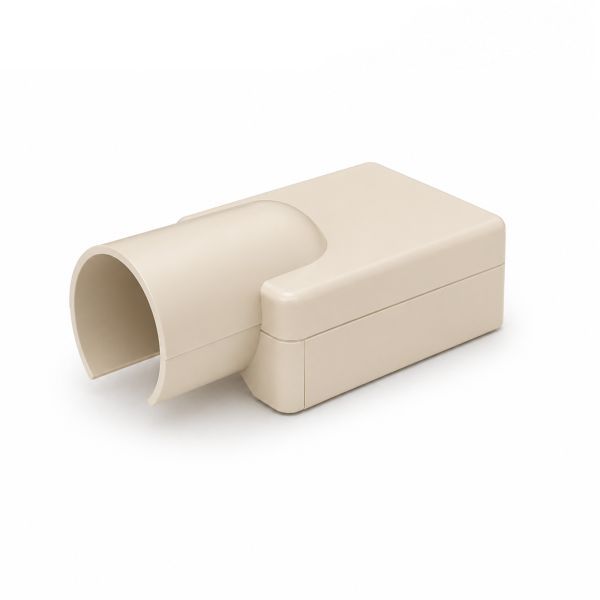 Canalit verloopmof 19mm voor Systeem25 leidingkoker 25x13mm crème RAL1013 - 2 stuks | 931071