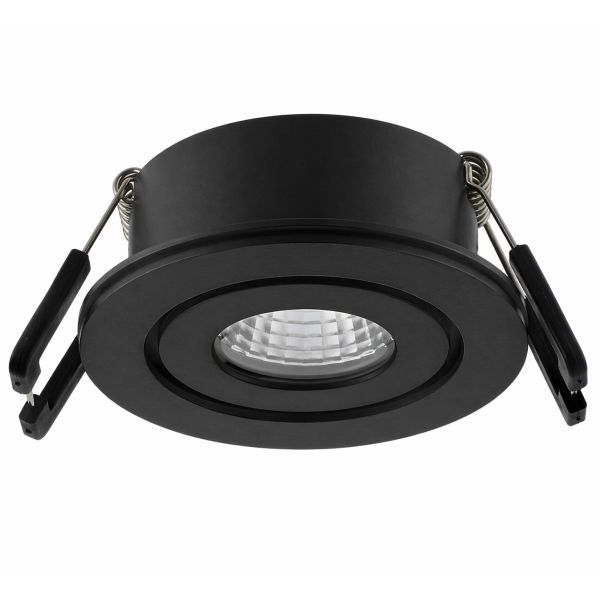 Lumiko Venice COB LED spot zwart 3W, 500mA, Dim to Warm IP44
