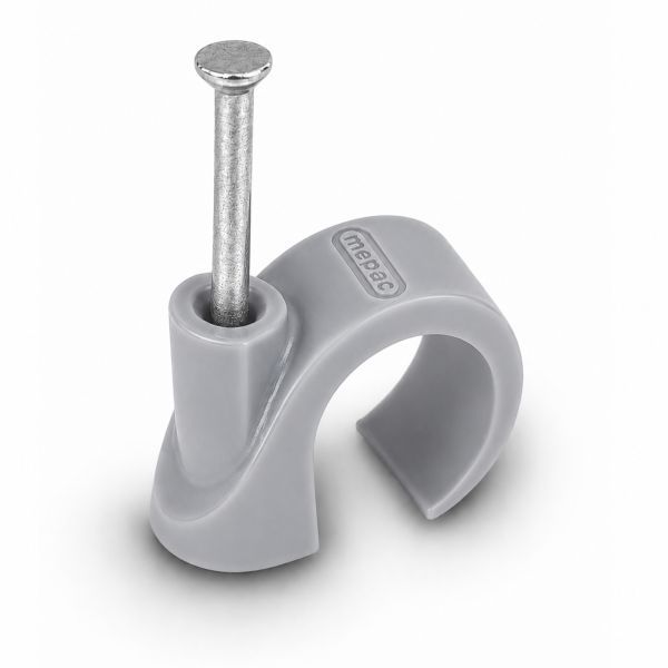 Mepac spijkerclip grijs 16-19mm 100 stuks | 421315