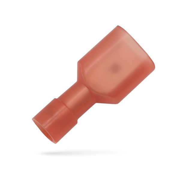 Klemko vlaksteker volledig geïsoleerd 6,3x0,8mm voor 0,5-1,5 mm² | 156135