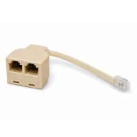 RJ12 splitter voor het splitten van de sensor uitgang of een P1-poort