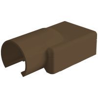 Verloopmof 16mm voor 25x13mm bruin