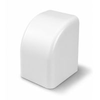 Canalit eindkap voor leidingkanaal airco en warmtepomp wit RAL9010 140x90mm | 941680