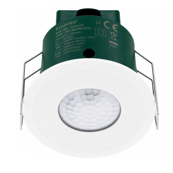 Lumiko aanwezigheidsmelder eco plafond PIR 230V, 2000W, 7M, 40m² wit | 870470
