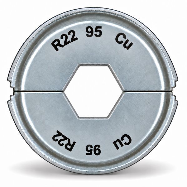 Klemko inzetmatrijs MS22 kabelschoen DIN40500 doorsnede 95mm² zeskantpersing