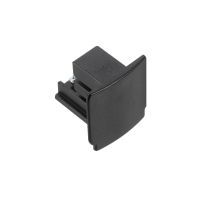 3 fase rails - eindkap, zwart (RAL9005)