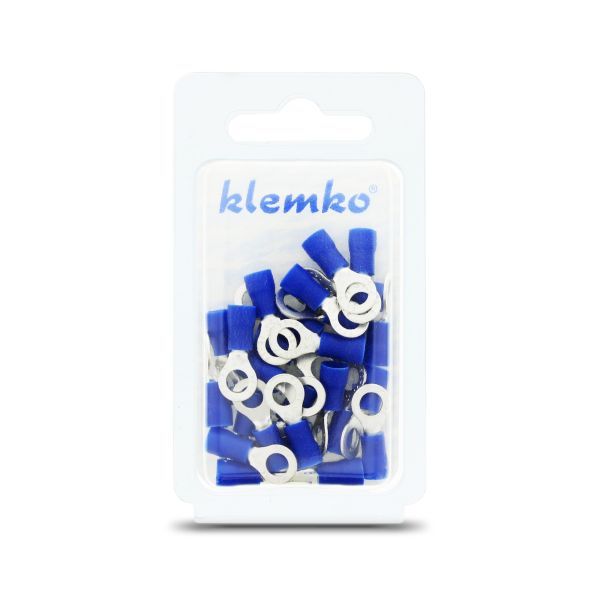 Klemko blister geïsoleerde ringkabelschoen M5 1,5-2,5mm² PVC | 170730