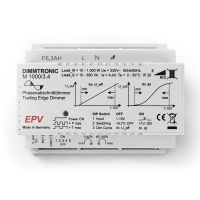 Lumiko Din rail dimmer fase afsnijding 1000W dimbaar via 0/1-10V of puls | 879200