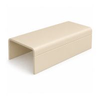 Canalit koppelstuk met bodemstuk voor Systeem25 leidingkoker 25x13mm crème RAL1013 - 2 stuks | 931031