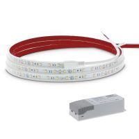 Bright ledstrip IP67, 4.8W p/m, 2700K, 3 meter, incl. driver