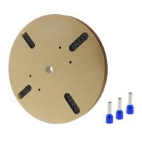 Klemko geïsoleerde adereindhuls blauw 2,5 mm² penlengte 8mm standaard kleur op spoel 2500 stuks | 728420