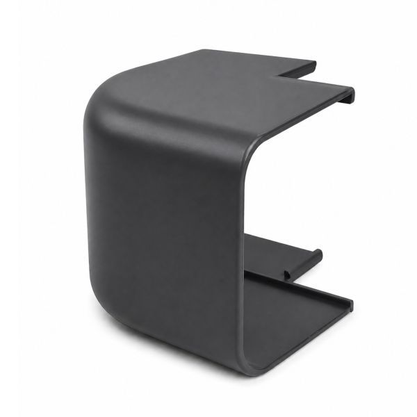 Canalit ronde buitenbocht voor leidingkanaal airco en warmtepomp antraciet grijs RAL7016 125x75mm | 941579