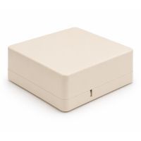 Canalit lasdoos met 5 uitbreekpoorten  voor Systeem25 leidingkoker crème RAL1013 - 1 stuk | 931081