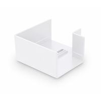 Canalit vlakhaakstuk voor M5 kabelkanaal 60x40mm wit
