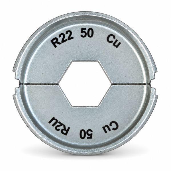 Klemko inzetmatrijs MS22 kabelschoen DIN40500 doorsnede 50mm² zeskantpersing