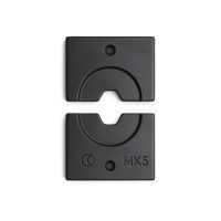 Inzetmatrijs kabelschoenen 45 kN recht 6 mm² - DIN K5 hexagonaal