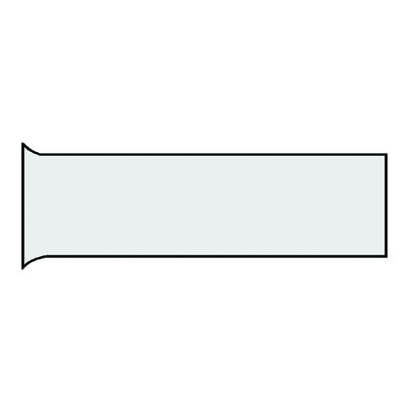 Klemko ongeïsoleerde adereindhuls 10 mm² lang type penlengte 15mm 500 stuks | 710141