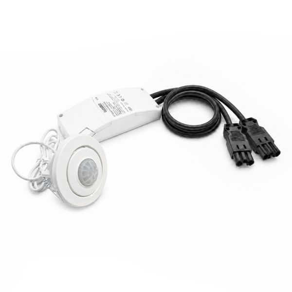 Lumiko aanwezigheidsmelder plafond PIR, 2200W, 8M, 50m2, 1-10V - stekerbaar Wieland
