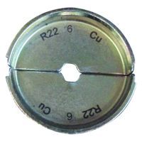 Matrijsset MS22, zeskantpersing, kabelschoen,doorsnede:6mm², DIN40500