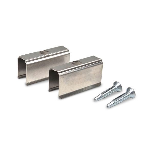 RVS montage clip voor Lumiko diffuus side ledstrip incl. schroef