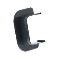 Plafond/wand eindstuk 65x50mm, antraciet