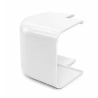 Canalit ronde buitenbocht voor leidingkanaal airco en warmtepomp wit RAL9010 125x75mm - 10 stuks zonder folie | 941575-B