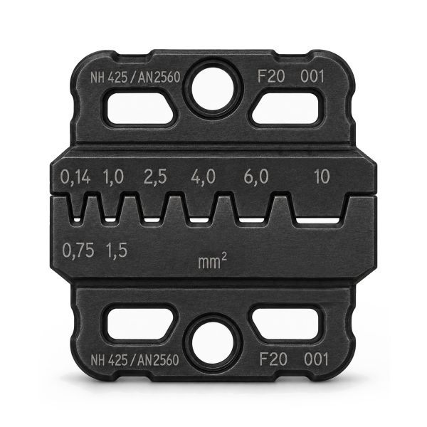 Wezag inzetmatrijs voor adereindhulzen, 0,14 - 10,0mm²