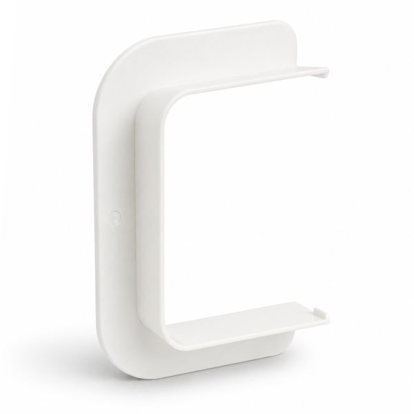 Canalit plafond/wand eindstuk voor leidingkanaal airco en warmtepomp wit RAL9010 140x90mm | 941380