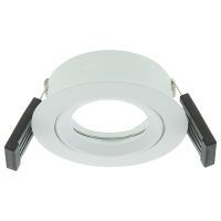 Rond Lumiko modulair inbouw armatuur, 78mm, wit, kantelbaar