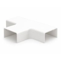 Canalit T-stuk met bodemstuk voor Systeem25 leidingkoker 25x13mm wit RAL9010 - 2 stuks | 932051