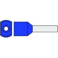 Klemko geïsoleerde twin adereindhuls 2,5 mm² in DIN kleur blauw penlengte 13mm 250 stuks | 727540