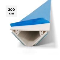 Zelfklevende driehoek leidingkoker 34/15 à 1 stuk van 2M wit