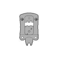 Inzetmatrijs voor JPT/MCP2.8&6.3/SPT5.8&6.3/Siko1 contacts, CSV10