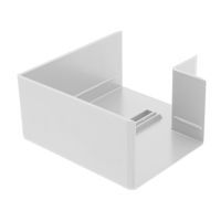 Vlakhaakstuk 60x40mm wit