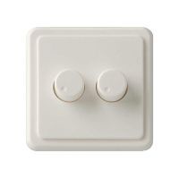 Lumiko afdekking voor de duo led dimmer Peha RAL9010 wit | 891210