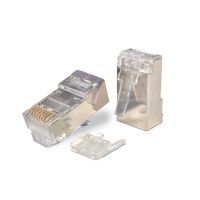 Klemko RJ45 connector 8p8c rond massief Cat6A afgeschermd | 183269
