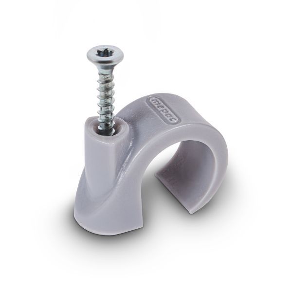 Schroefclip 16/19mm Grijs T10 100 stuks
