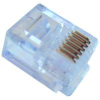 Klemko RJ12 connector 6p6c rond soepele kabel | 183260